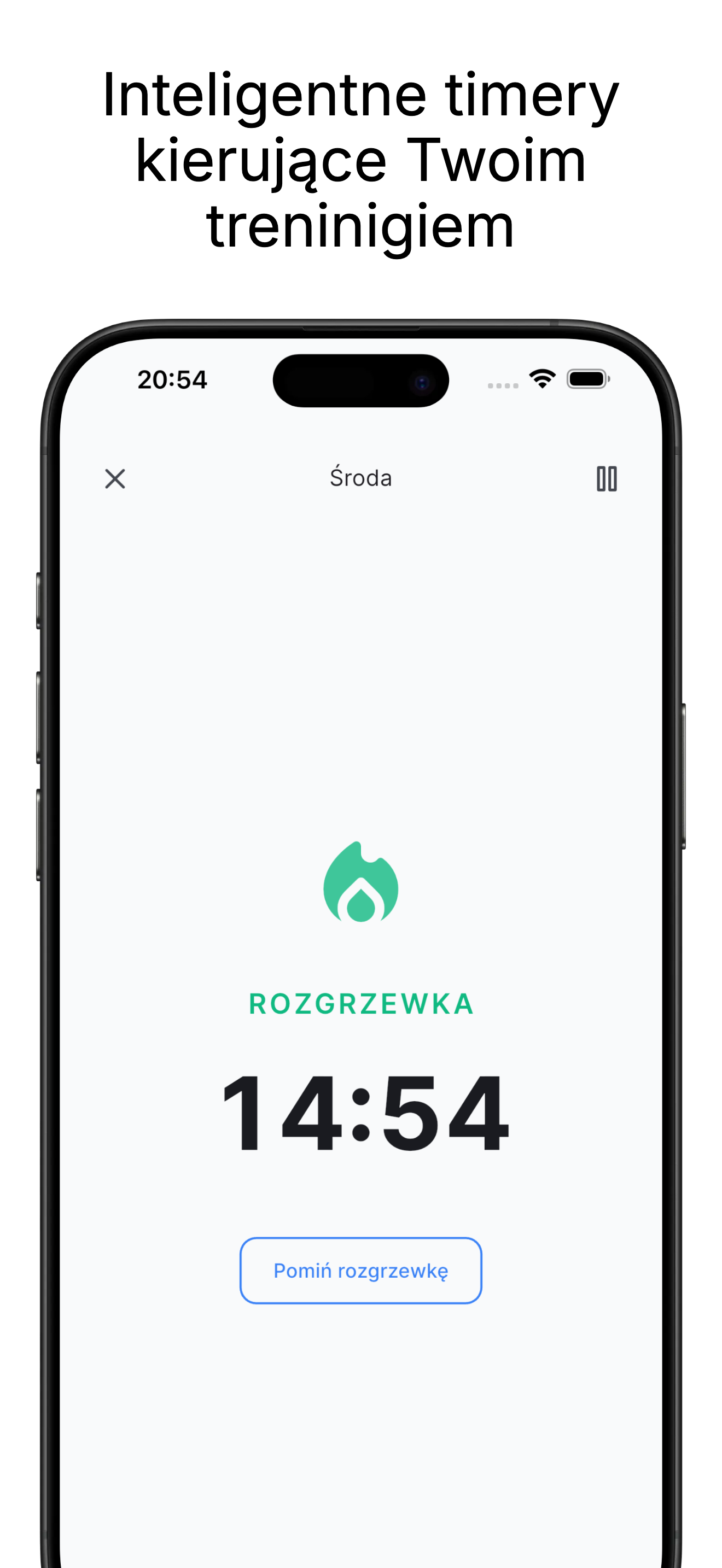 Widok inteligentnych timerów oraz Live Activities na iOS